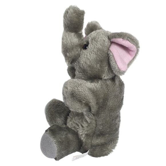 Gray Elephant Hand Puppet Dramatic Role Play Puppetry 11" Plush Toy - Picture 4 of 11